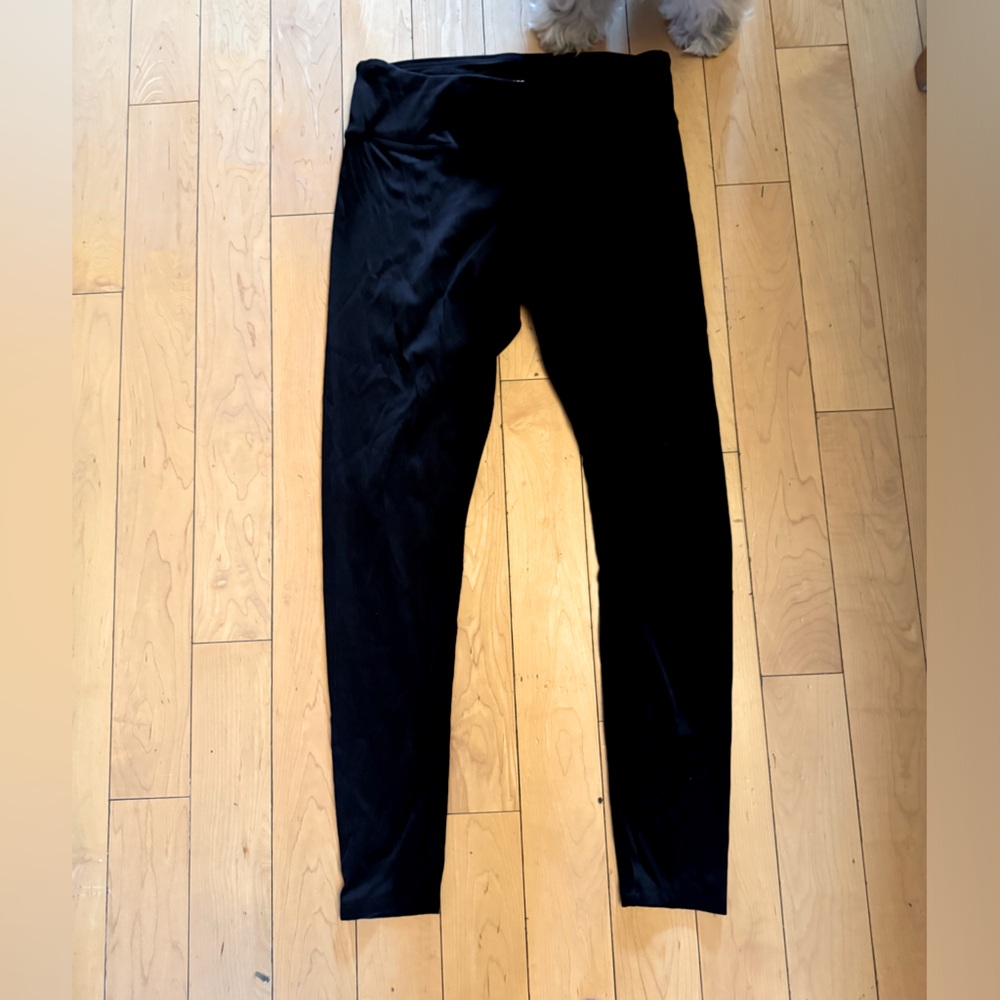 Express ribbed, black size medium women's leggings
